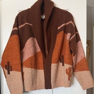 Lucky Brand western-style Cardigan size Large